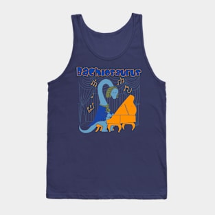 Sebastian Bach Cute Kawaii Musician Brachiosaurus Bach Music Cartoon Tank Top